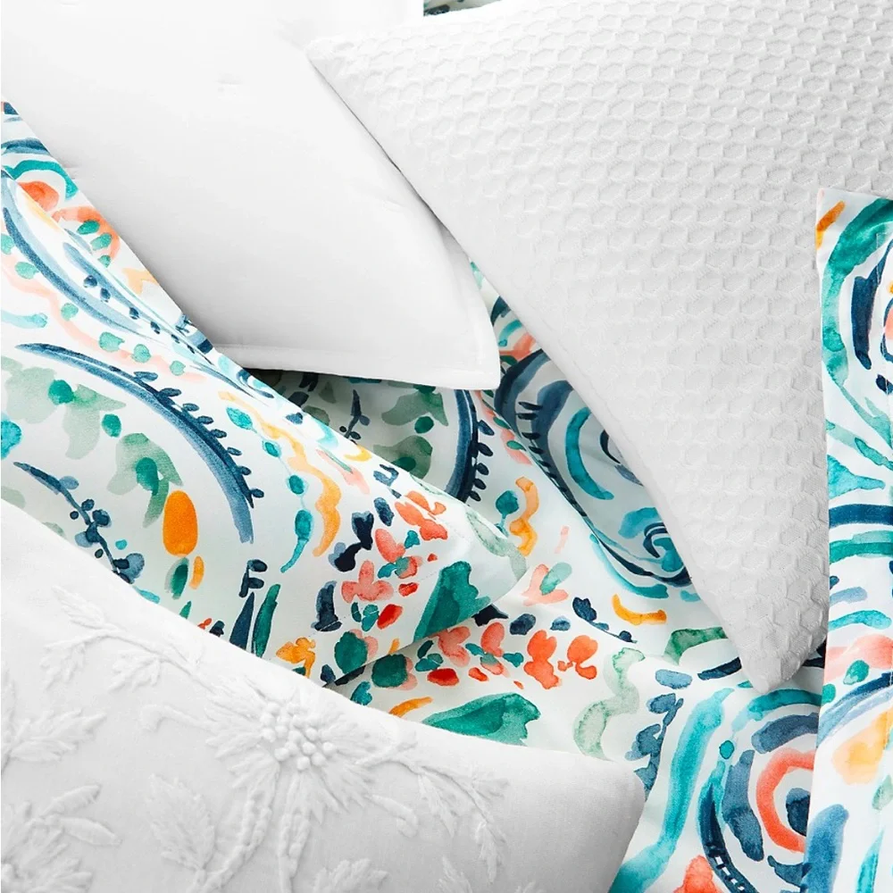 SKY Ophelia King Duvet Cover & 2King Pillow Shams Bloomingdale's New in Box $350